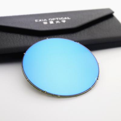 China Polarized Polarized Lens CR-39 Series UV400 SHMC KD-P7 Ice Blue Sunglass Lenses Mirror OPTICAL for sale