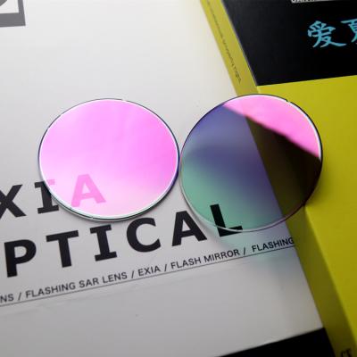 China Shade Clear Color Sun Glasses Lens Mirror SHMC Instant Pink Lenses A56 EXIA OPTICS for sale