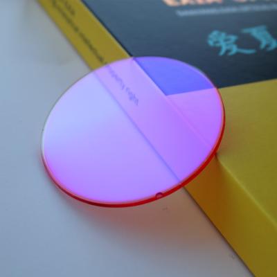 China Shade Flat Vintage Sunglasses Glass Low Curve Sun Glasses SHMC Colors 0 Mirror A93 Blue EXIA OPTICAL Glass for sale