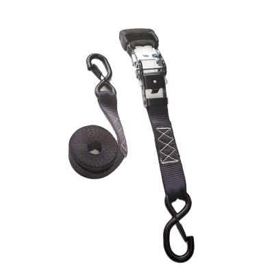 China Best Selling Polyester Car Accessories Motorcycle Tie Down Buckles Tie Whip Belt Capacity Ratchet Strap for sale