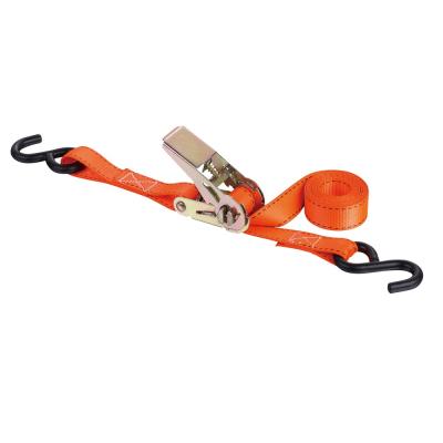 China 1 Inch 25mm Polyester Rope Lashing Motorcycle Mini Ratchet Carry Link Strap Down for sale