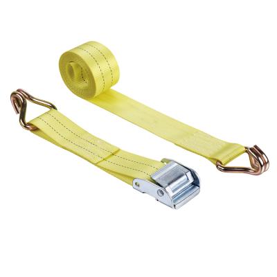 China PE/PP 2 Inch 50mm Tie Downs Adjustable Cargo Lashing Belt With Cam Buckle Strap Webbing 900kgs Tie Downs Te koop