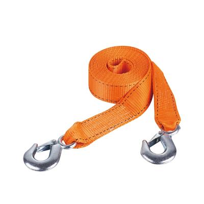 China Kinetic boat tow rope salvage rope car towing racing belt jdm tow strap with forged hook 50mm*4M for sale