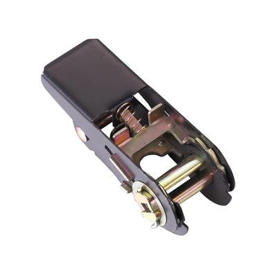 Cina Black Coated Carbon Steel Ratchet Tie Down Mini Ratchet Buckle For 25mm Straps in vendita