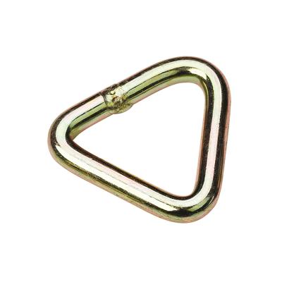 Cina GALVANIZED High Quality Lashing Metal Steel Hardware Forged Triangle Welded D Rings For Strap in vendita