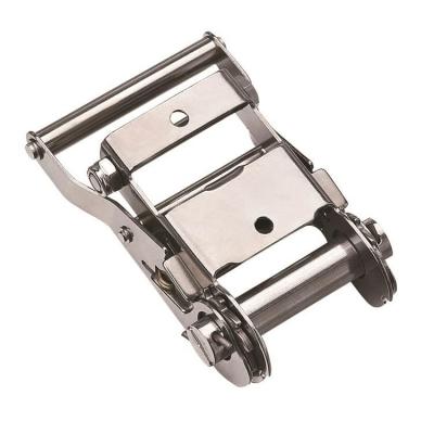 China Straps / Belt 50mm Heavy Duty Stainless Steel 5T Ratchet Buckle Stainless Steel Ratchet Link Down for sale