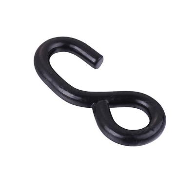 China Heavy Industry 1Ton Black Coated PVC S Hooks Bulk S Hooks Decorative Steel S Hooks for sale