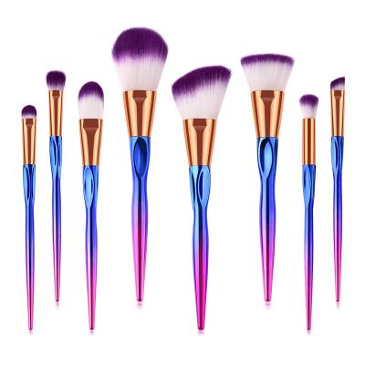 China cruelty free synthetic hair professional cosmetic brushes brush professional cosmetic make up brushes Custom Logo Luxury Cosmetic Make up brushes for sale