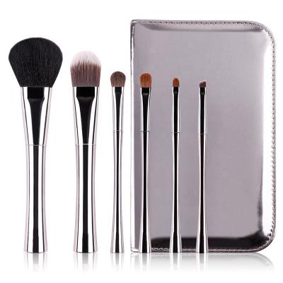 China Angular Blush China Good Price OEM 6pcs Beauty Brushes Manufacturers Professional Makeup Brush Set for sale