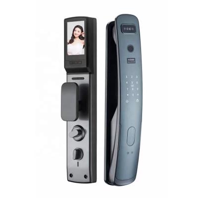 China 100 face recognition 3D lock hot sale door lock smart keyless fingerprint door lock camera for sale