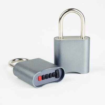 China USB Metal Smart Fingerprint Rechargeable Zinc Alloy Padlock for sale