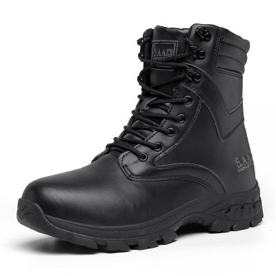 China Waterproof Casual Tactical Army Police Training Boot Military Camping Boots Waterproof Platform Shoes Man Shoes Boots Sport Black for sale