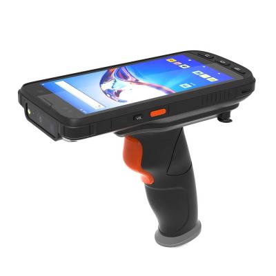 China Handheld Computer Android 10 Pda 2d QR Pda Rugged Pda 1D 2D Barcode Scanner RFID UHF Industrial Impinj R2000 for sale