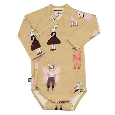 China Printing Long sleeve Baby Series Rompers Oragnic Cotton Toddlers baby rompers for sale