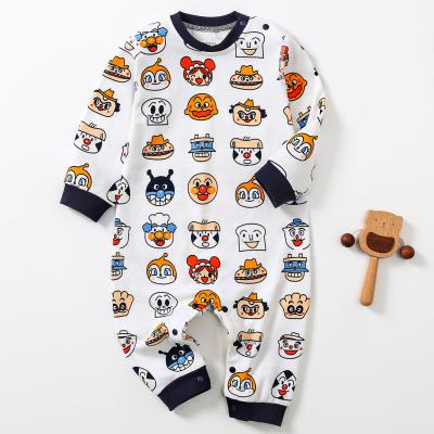 China In stocks and customized printing baby boy bodysuit 100% cotton baby clothing for sale