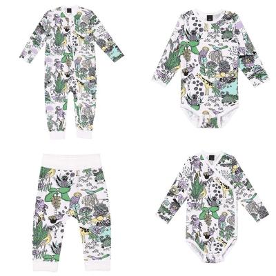 China Printing pajamas NEWBORN ROMPER kids clothes whosale newborn baby clothes for sale