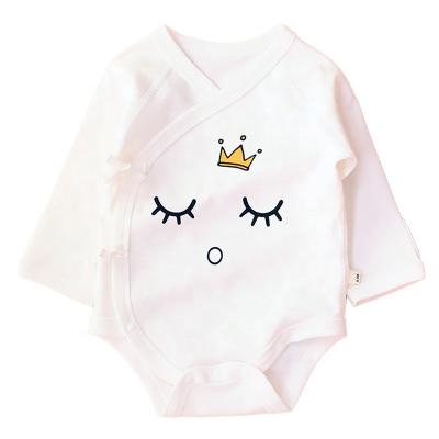 China oem factories baby clothing boy and girl romper premium 100%Cotton long sleeve baby romper for sale