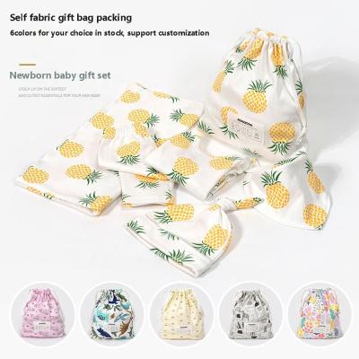 China Wholesale Soft Organic Cotton Baby Pajamas Blanket Rib Hat Pants Set Baby Gift Set Newborn Baby Set for sale