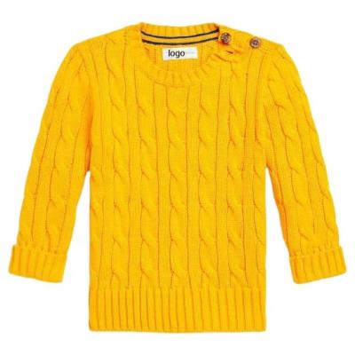 China 2023 Winter sweaters for kids cable knitting pullover Children Girls sweaters Clothes kids for sale