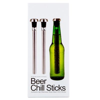 China Iceless Stainless Steel Wine Fridge Stick Reusable Quick Cool Beer Cold Sticks Beer Fridge Sticks N/M for sale