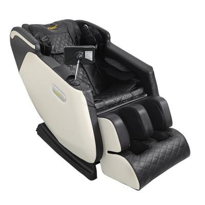 China 2022 New Design Full Body Shiatsu 4d Massage Chair Foot Massage Chair Luxury Spa SL Track Weightless Massage Chair for sale