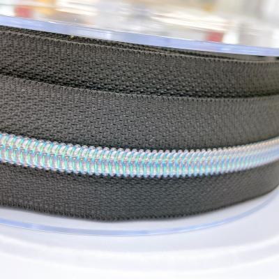 China Durable High Quality Long Chain Nylon Zippers Nylon Zippers Roll Zipper for sale