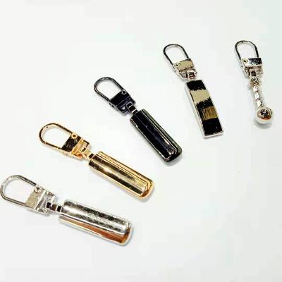 China Hot Replaceable Custom Made Clip Lock Nickel Free Snap Lock Zipper Zipper Zipper Clothing Accessories Metal Color Plating Selling Nickel Free for sale