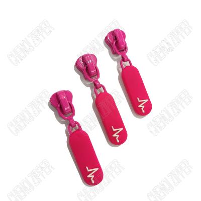 China Other Fashion Sport 5# Plastic Resin Zipper Slider Puller Head For Clothing for sale