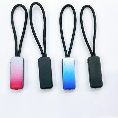 China Other Customizable Colorful Plastic PVC Rope Zipper Pull Rope for sale