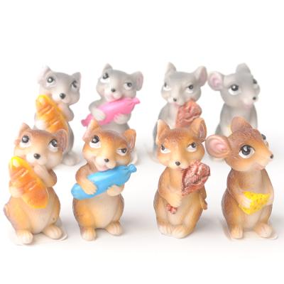 China China Indoor Mouse Statue New Year Symbol Polyresin Shaped Resin Figurine for sale