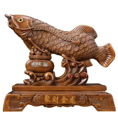 China China Chinese Feng Shui Fish Statue Home Desktop Decoration Good Lucky Gifts for sale