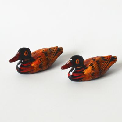 China China Tangerine Ducks Wooden Chopsticks Both Rack for sale