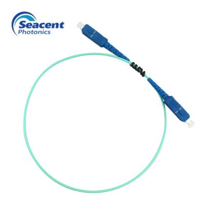 China 1 Meter Fiber Optic Patch Cord , SC To SC UPC Fiber Jumper Multimode Simplex for sale