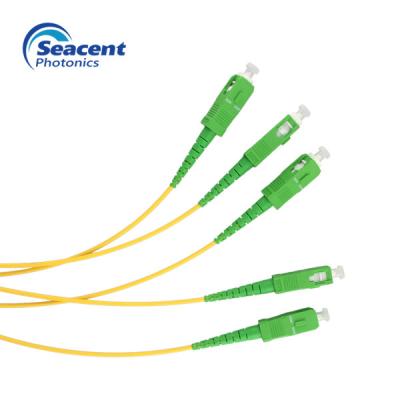 China Single Mode Simplex Optical Fiber Pigtail FC/SC/LC/ST Connector APC/UPC Polish for sale