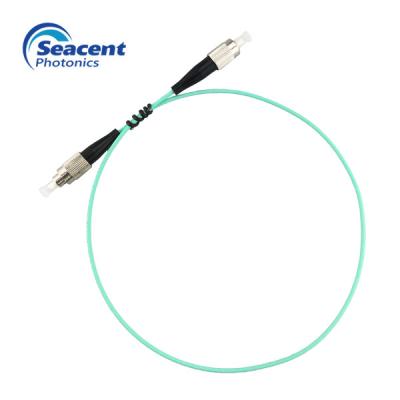 China Multimode Simplex Fiber Optic Patch Cord / FC/UPC Fiber Optic Jumper for sale