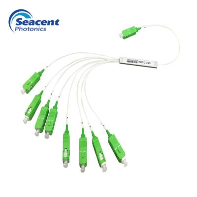 China 1x8 Plc Splitter single mode  fiber opitc splitter for sale