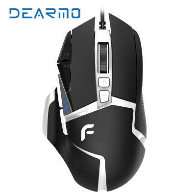 China DEARMO F35 Game Dedicated Wired Gaming Mouse Lighting 1.0 For PC Game RGB Mouse Computing Mouse 10 Buttons for sale