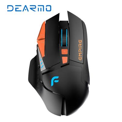 China DEARMO F35 Game Lighting Manufacturer 1.0 Custom Logo Computer Wired Wireless Dual Mode Skillful Gaming Mouse for sale