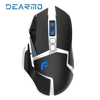 China DEARMO F35 Game Lighting 1.0 Wireless And Wired Dual Mode Gaming Mouse For PC Game RGB Mouse Compute 10 Buttons for sale