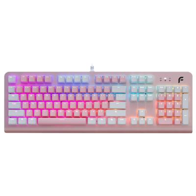 China Wholesale Factory Dearmo F2 Aluminum Alloy Dustproof Light Gaming Mechanical Keyboard RGB for sale