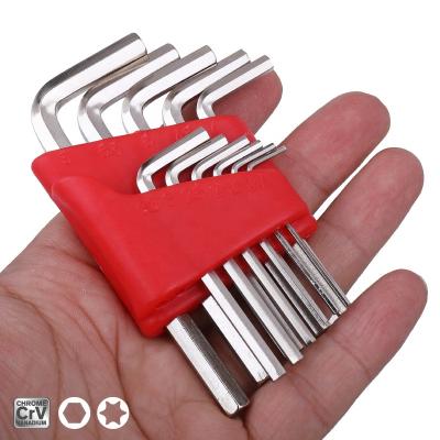 China machine & High Carbon Steel Torx Tool Kit Electric Hex Drive Allen Wrench Tool Set Screw DIY Tools Kit China Supplier Equipment for sale