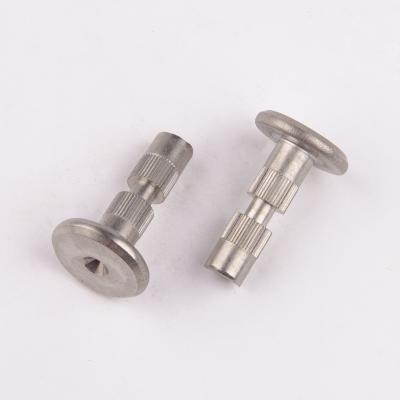 China Pan OEM Head Flat Shoulder 1/4-20 5/16 3/8 Inch M3 M4 M6 M8 M10 Stainless Steel Special Knurled Brass Screws for sale