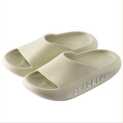 China CUSHIONING CUSHIONING hot-selling non-slip summer men's summer thick non-slip men's slippers EVA couple bathroom soles ladies sandals simple style for sale