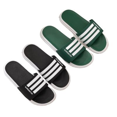 China 2021 Anti-slippery Black Anti-slippery PVC Beach Shoes Outdoor Slippers Mens Slippers Sandals Slippers for sale