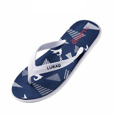 China Wholesale Fashion Trend Summer Cheap Outdoor High Quality Printing Sports Trends Fashion Design Beach Rubber Flip Flop For Man for sale