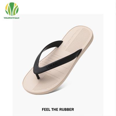 China CUSHIONING CUSHIONING Simple Comfortable Non-slip Couples Flip Flops Breathable Beach Casual Solid Color Fashion Flip Flops Women Summer Korean for sale