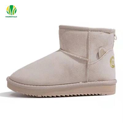 China Outdoor winter women's winter warm boots women's fur flat women's boots women's boots fashion trend rejects women's snow boot for sale