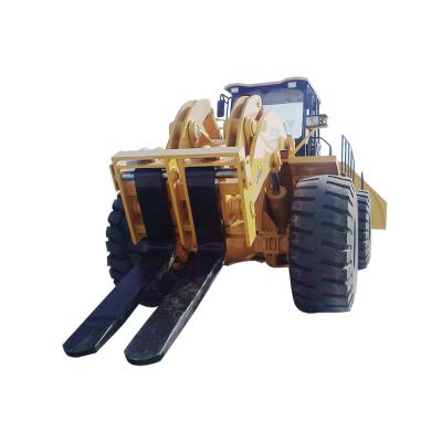 China Building Material Shops Big Tonnage Block Processing Program Forklift Wheel Loader for sale