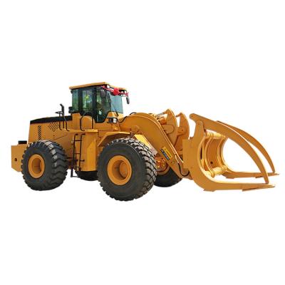 China Farms CE Approved Front End Loader With New Wooden Forks for sale