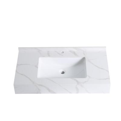 China Easy Clean Modern Marble Stone Vessel Sink Basin Popular Wash Basin Hotel Basin Bowl for sale